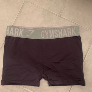 Gray and teal gymshark shorts